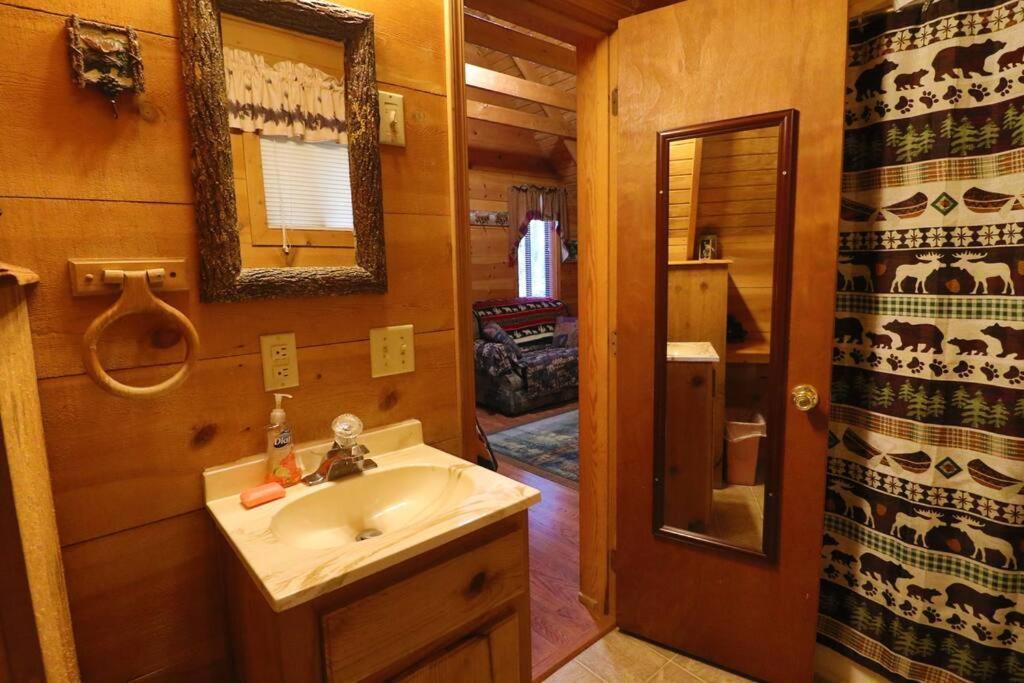 Cute Updated Mountain Cabin Fireplace #3 海伦 外观 照片